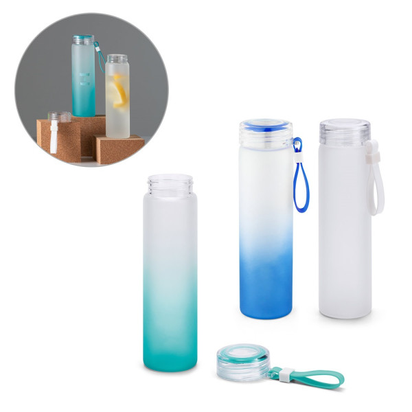 WILLIAMS. Flasche aus Borosilikatglas und Deckel aus AS 470 mL