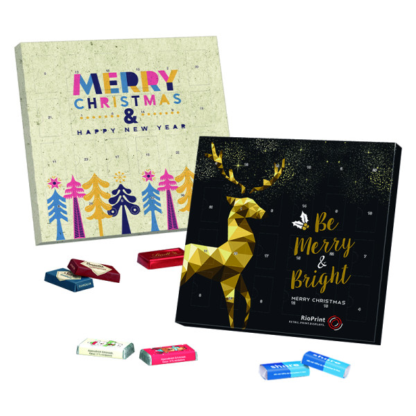 Täfelchen Adventskalender Graspapier