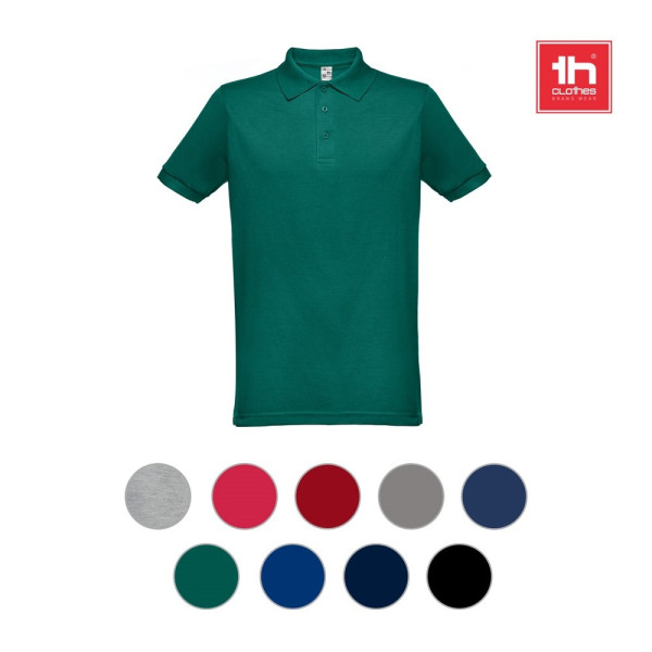 THC BERLIN. Kurzarm-Poloshirt für Herren